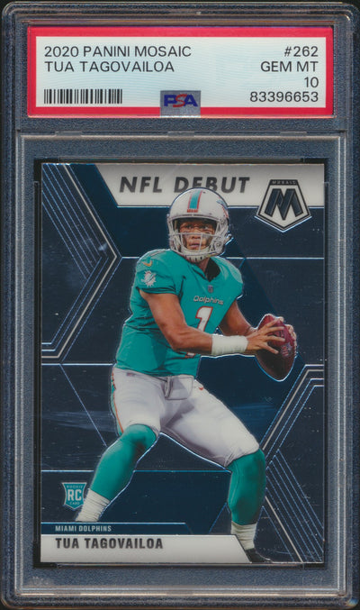 2020 Mosaic Tua Tagovailoa RC PSA 10