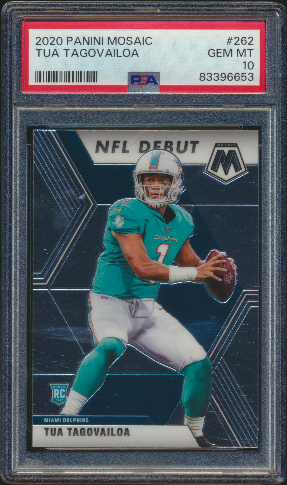2020 Mosaic Tua Tagovailoa RC PSA 10