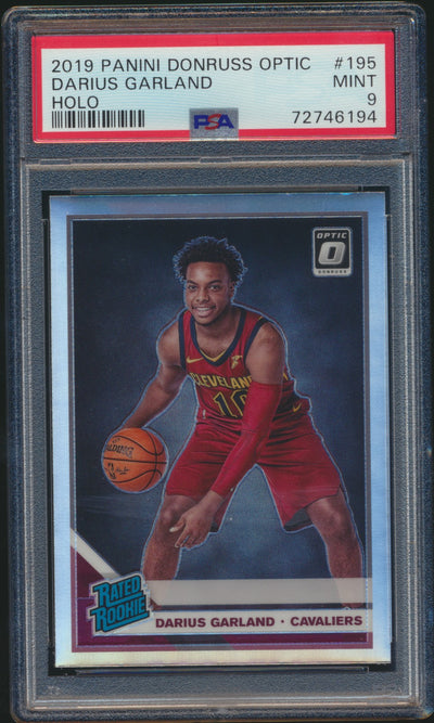 2019-20 Optic Holo Darius Garland RC PSA 9