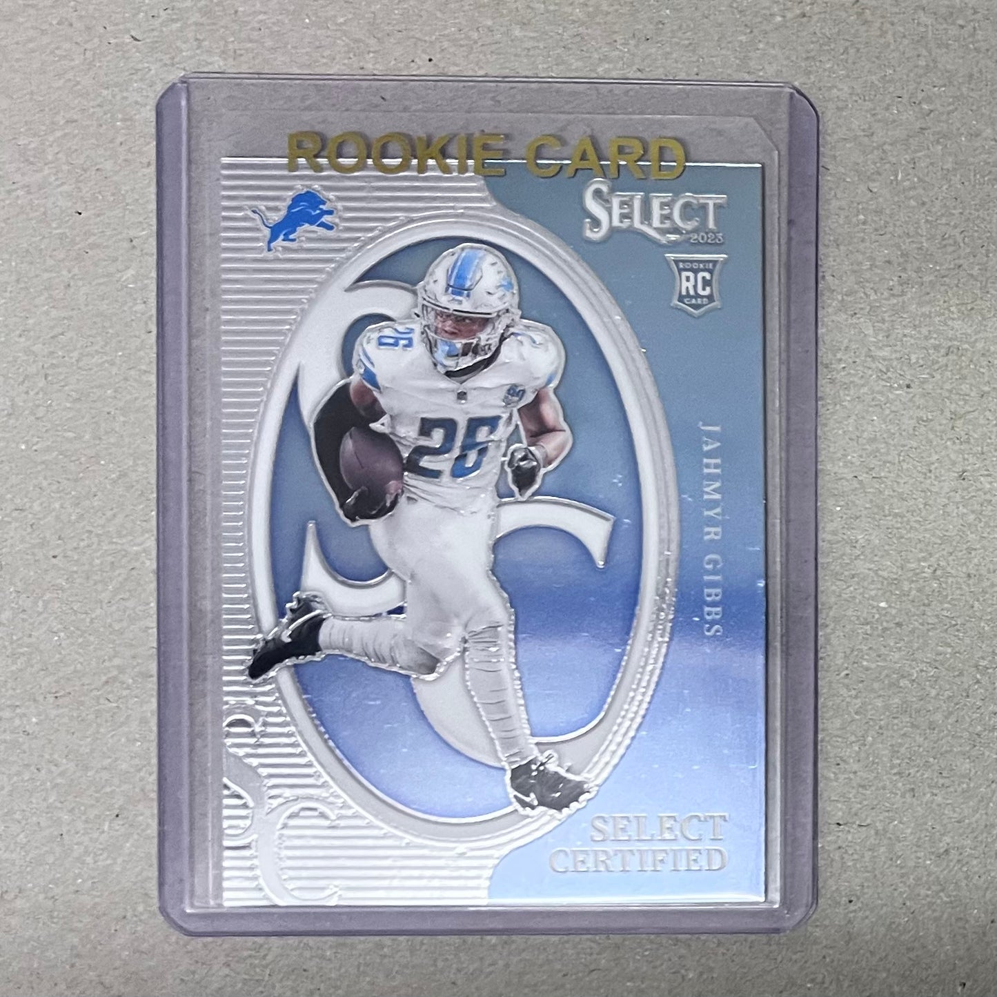 3"x4" Toploader 40PT STANDARD Rookie Card Gold - UV Shield Seamless Frame Blue Hint