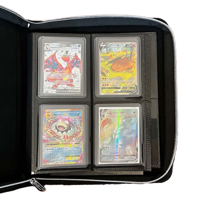 Toploader Binder 4-Pocket Pages - Black