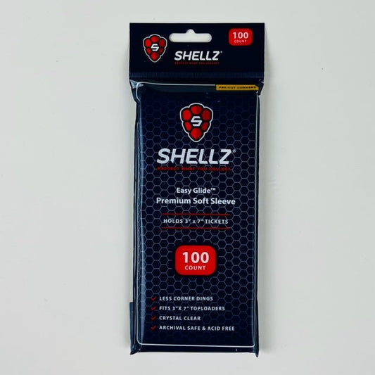 3x7" Ticket/Currency Easy Glide Soft Sleeves