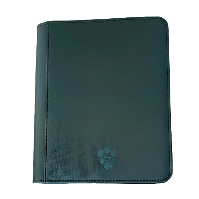 4-pocket toploader binder black