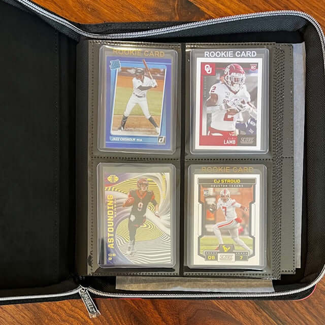 Toploader Binder 4-Pocket Pages - Black