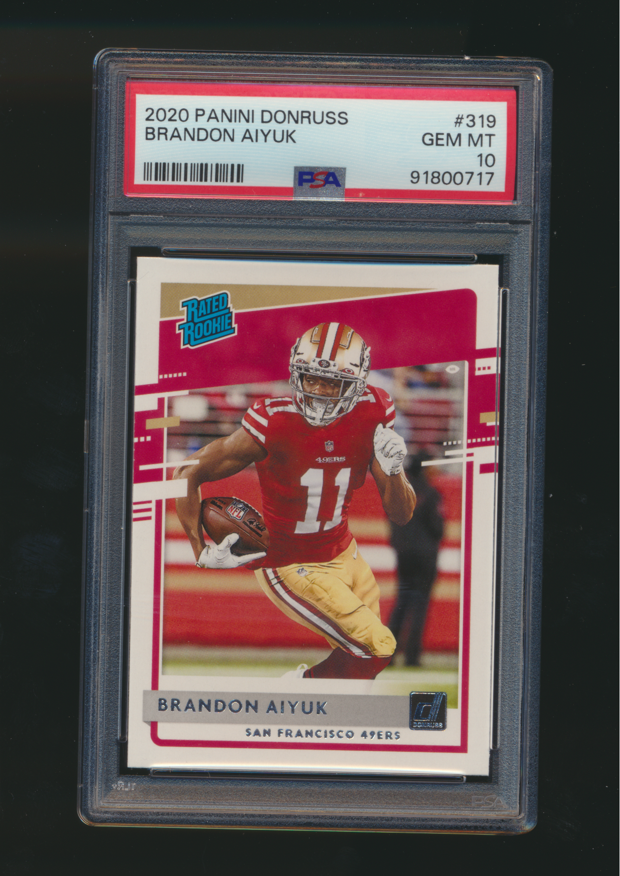 2020 Donruss Brandon Aiyuk RC PSA 10