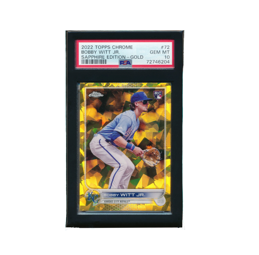 Glove-Fit VIVID Edition Sleeves Black for PSA Slabs