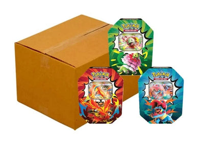Pokemon Mega Evolution Heroes Tin - Case of 6 - Release Date 08/28