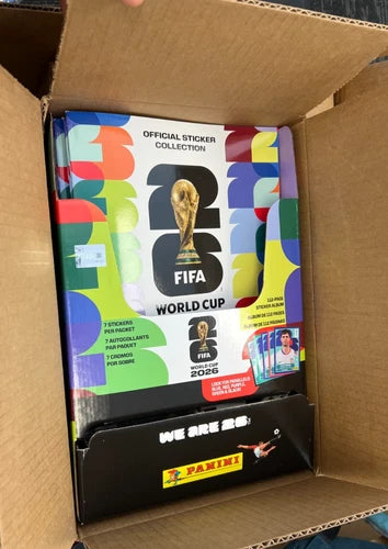 2026 Panini Soccer World Cup - 12 Albums + 100 Sticker Pack Combo - item# 20499