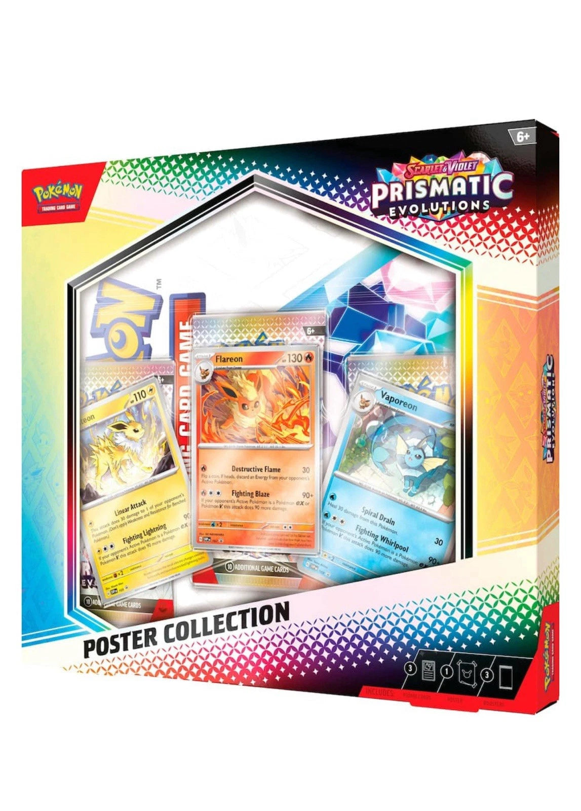 Pokemon Scarlet & Violet Prismatic Evolutions Poster Collection