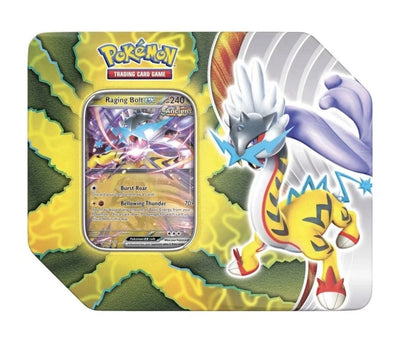Pokemon Paradox Destinies EX Tin - Raging Bolt - 2024