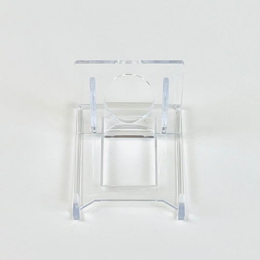 Acrylic Stand for Magnetic HoldersLightweight and sturdy acrylic stand for magnetic holders. Easy to assemble, holds various sizes from 35PT to booklet mags. Stand sold unassembled.$3.99