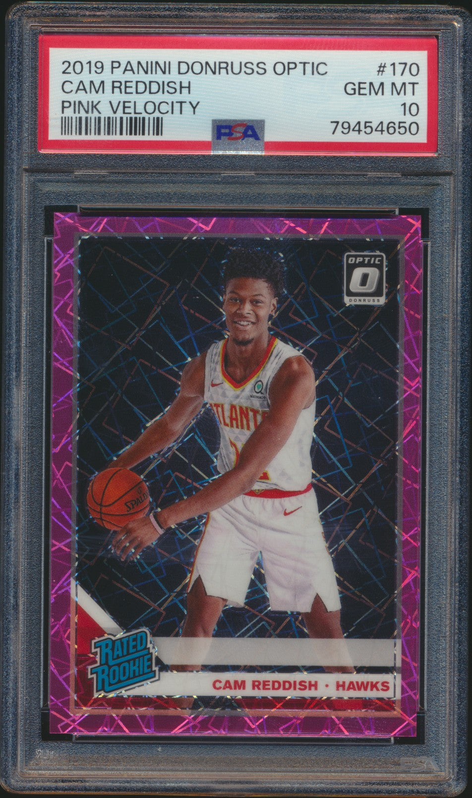 2019-20 Donruss Optic PINK VELOCITY /79 Cam Reddish