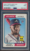 2023 Topps Heritage Michael Harris RC PSA 9