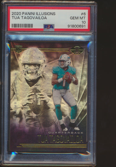 2020 Illusions Tua Tagovailoa RC PSA 10