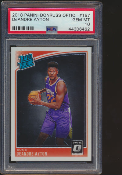 2018-19 Donruss Optic DeAndre Ayton RC PSA 10