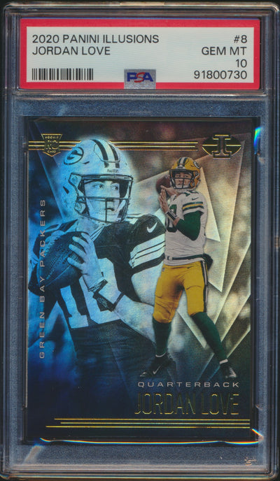 2020 Illusions Jordan Love RC PSA 10