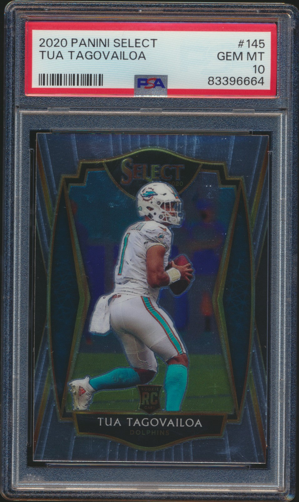 2020 Panini Select Tua Tagovailoa RC PSA 10