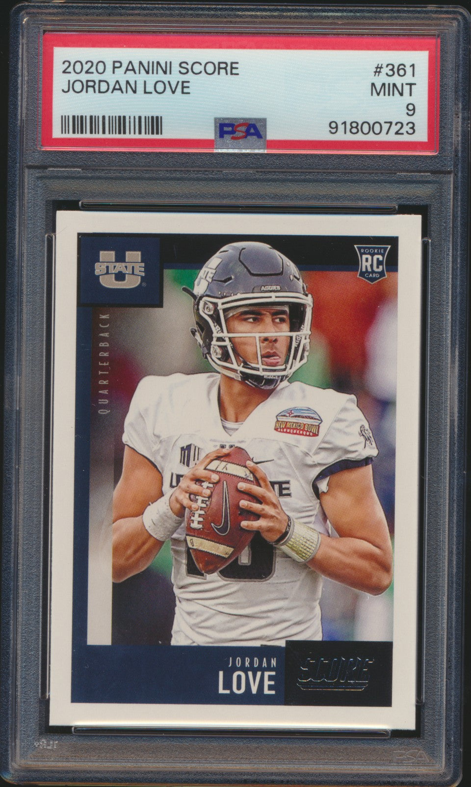 2020 Score Jordan Love PSA 9