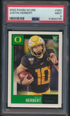 2020 Score Justin Herbert PSA 9