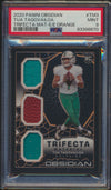 2020 Obsidian Trifecta Electric Etch Orange Tua Tagovailoa RC PSA 9