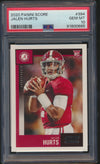 2020 Score Jalen Hurts RC PSA 10