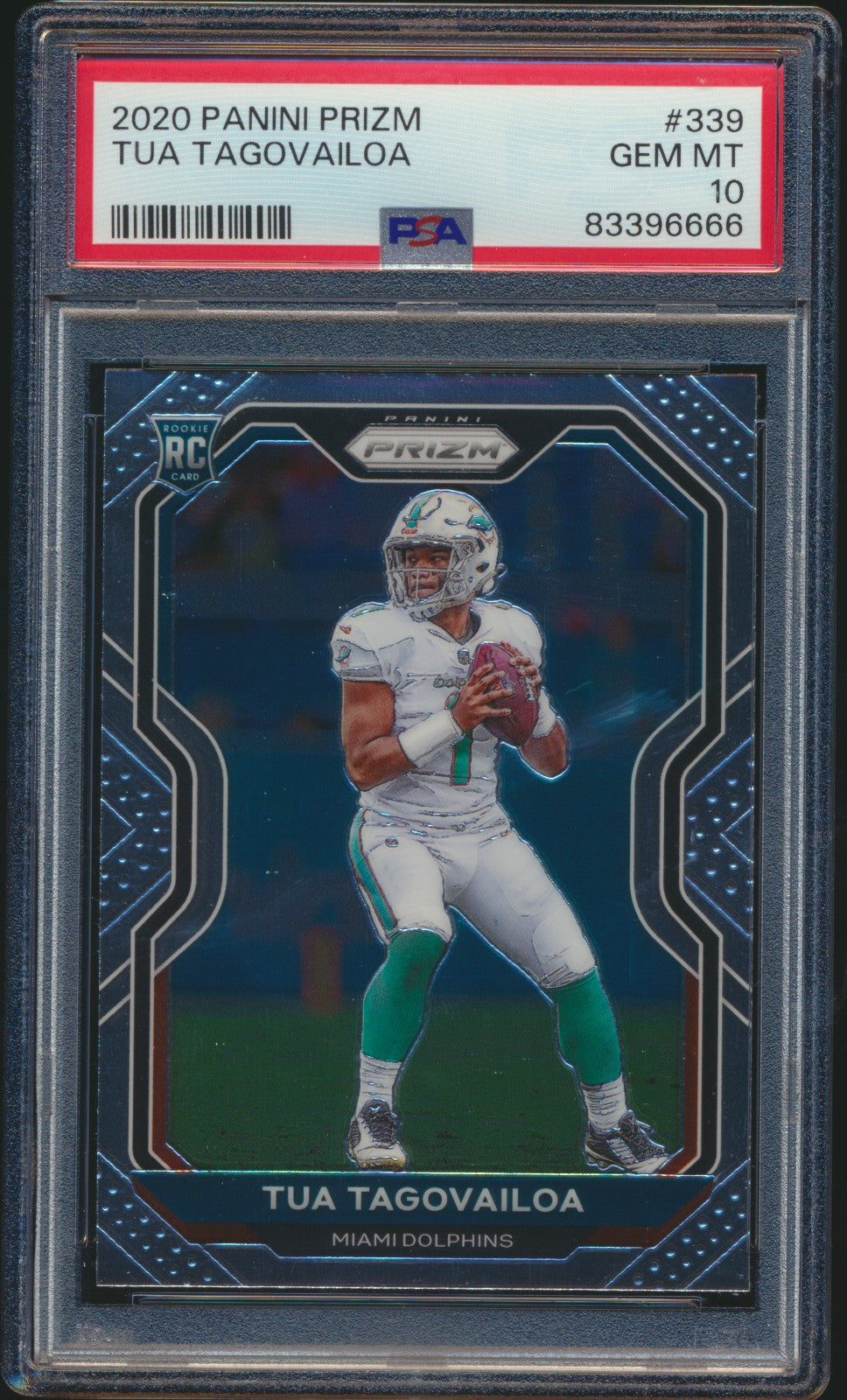 2020 Prizm Tua Tagovailoa RC PSA 10