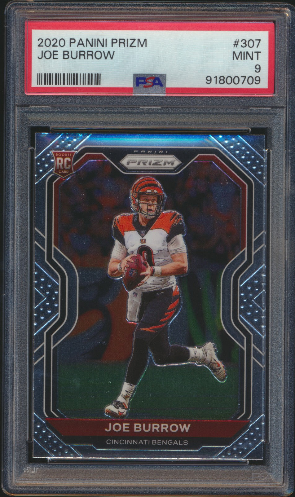 2020 Prizm Joe Burrow RC PSA 9