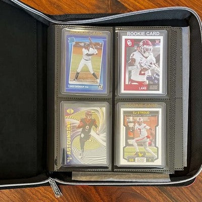 4-Pocket Black Toploader Binder for Trading Cards Cardshellz 4-Pocket Black Toploader Binder for Trading Cards Cardshellz
