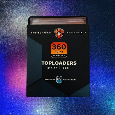 Premium Toploader 360PT - UV Blue Hint | 3