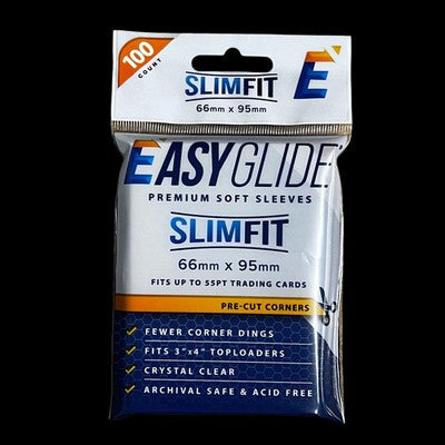Easy Glide Soft Sleeves - Slim Fit (up to 55PT) Cardshellz Easy Glide Soft Sleeves - Slim Fit (up to 55PT) Cardshellz