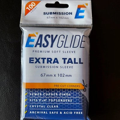 Easy Glide Soft Sleeves - Extra Tall Submission Sleeves Cardshellz Easy Glide Soft Sleeves - Extra Tall Submission Sleeves Cardshellz