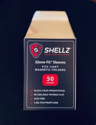 Glove-Fit Sleeves for 130PT Magnetic Holders Cardshellz Glove-Fit Sleeves for 130PT Magnetic Holders Cardshellz