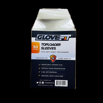 Glove-Fit Sleeves for 35PT-100PT Toploaders Cardshellz Glove-Fit Sleeves for 35PT-100PT Toploaders Cardshellz
