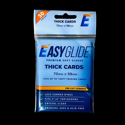 Easy Glide Soft Sleeves for Thick Trading Cards Cardshellz Easy Glide Soft Sleeves for Thick Trading Cards Cardshellz