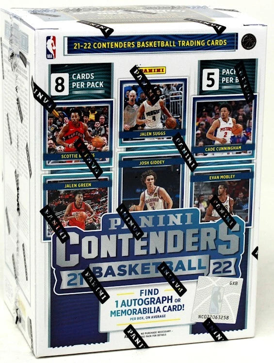 2021-22 Contenders Basketball Blaster - 1 Auto or Memorabilia
