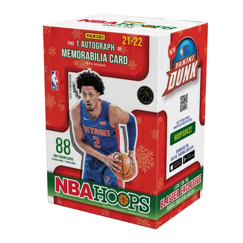 2021-22 NBA Hoops Blaster Winter Edition - 1 Auto or Memorabilia