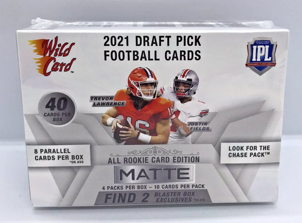 2021 Wild Card Matte Draft Pick White Box