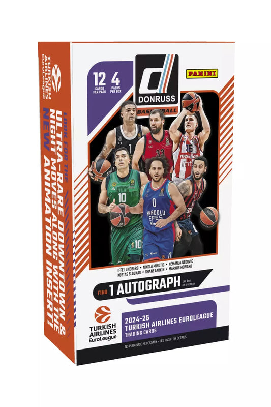 2024-25 Turkish Airlines Donrussy Euroleague Basketball Hobby Box