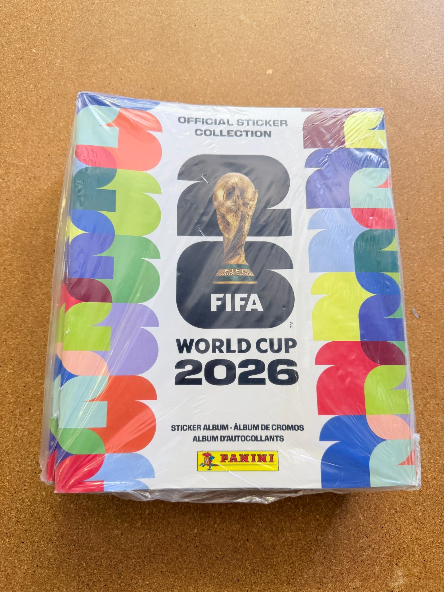 2026 Panini FIFA World Cup Sticker Album Book - Pack of 12