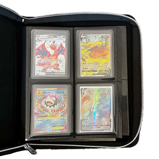 Toploader Binder 4-Pocket Pages - Black