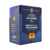 3"x4" Toploader 40PT PREMIUM - UV Shield BLUE TINT Seamless Frame