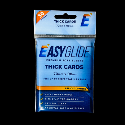 Easy Glide Soft Sleeves for Thick Trading Cards