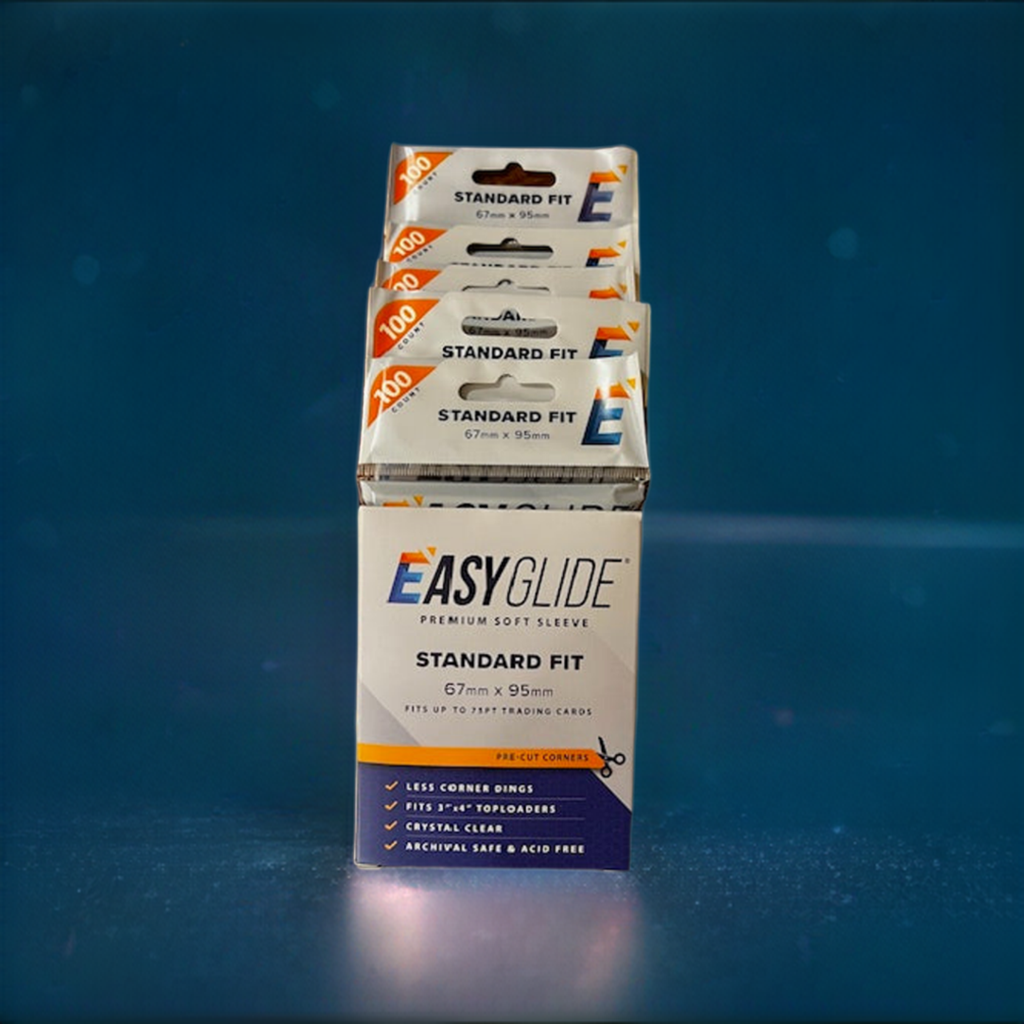 Easy Glide Soft Sleeves - Standard Fit Case of 10,000 (20 boxes of packs of 100) Easy Glide Soft Sleeves - Standard Fit Case of 10,000 (20 boxes of packs of 100)