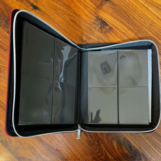 Toploader Binder 4-Pocket Pages - Black