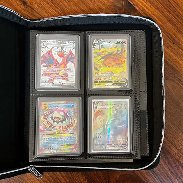 Card Binder Top Loader 12-Pocket Toploader Binder Album For Trading Cards Holds 336 Toploaders, PU Leather, Zippered (Black) Sports Card Binder Card Binder Top Loader 12-Pocket Toploader Binder Album For Trading Cards Holds 336 Toploaders, PU Leather, Zippered (Black) Sports Card Binder