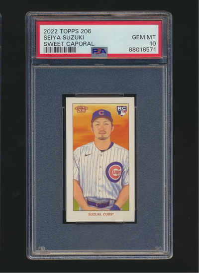 2022 Topps 206 Seiya Suzuki Sweet Caporal PSA 10