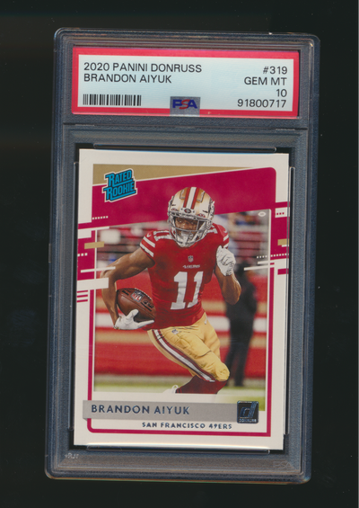 2020 Donruss Brandon Aiyuk RC PSA 10