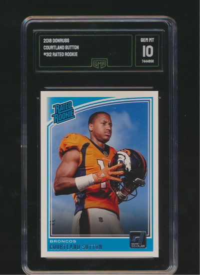 2020 Donruss Courtland Sutton RC Gem Mint 10