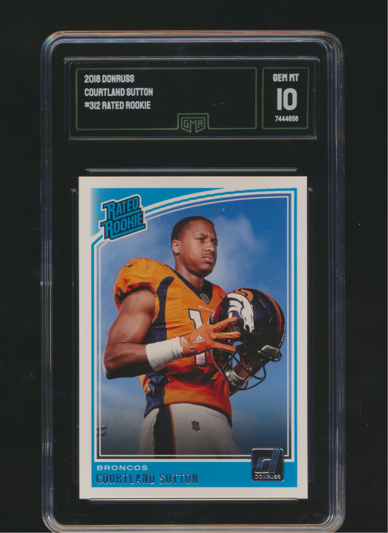 2020 Donruss Courtland Sutton RC Gem Mint 10
