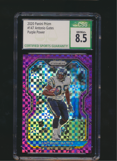 2020 Prizm Antonio Gates Purple Power /49 CSG 8.5